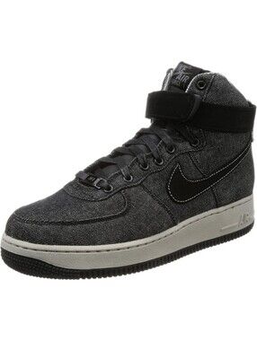 Nike | AIR Force 1 HI SE Sneakers - Black/Dark Grey-Cobblestone